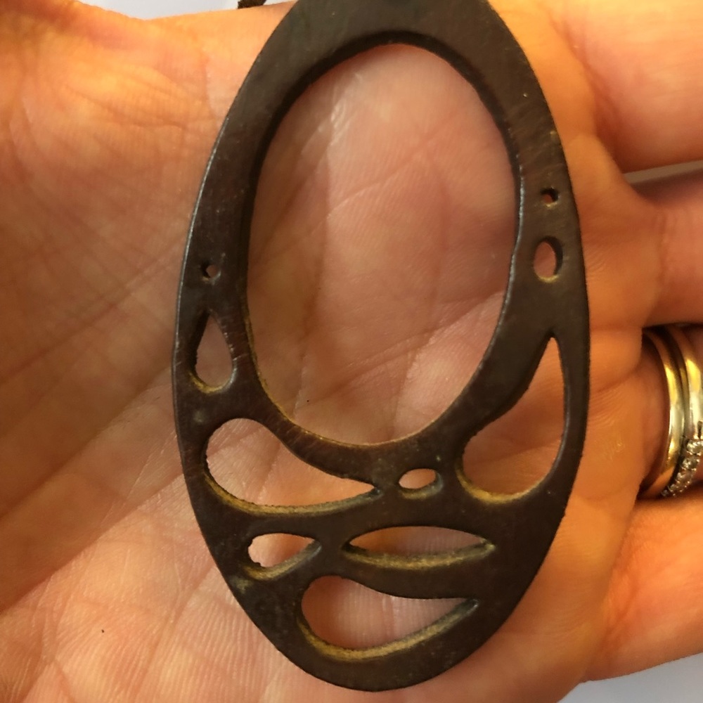 Handmade leather choker